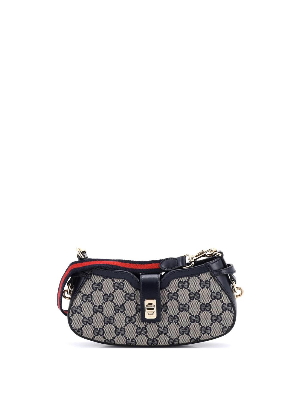 Gucci Moon Side Shoulder Bag Gg Canvas #229472G21B